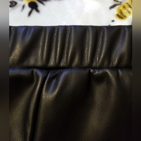 Sonoma x Denise Bidot Vegan Leather Leggings Plus Size 3X Black Pants Faux Moto - Picture 7 of 14